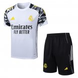 Chandal del Real Madrid Manga Corta 25-26 Blanco - Pantalon Corto