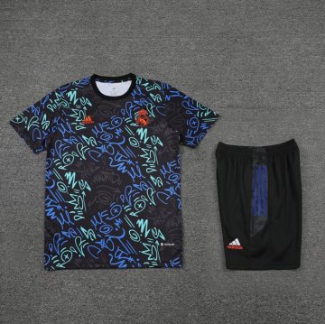 Chandal del Real Madrid Manga Corta 22-23 Gris - Pantalon Corto