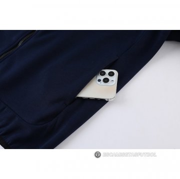 Chaqueta con Capucha del Barcelona 2022-23 Azul