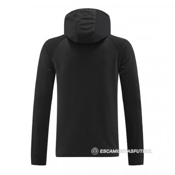 Chaqueta con Capucha del Barcelona 22-23 Negro