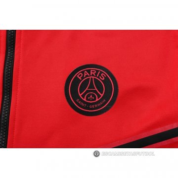 Chaqueta con Capucha del Paris Saint-Germain 22-23 Rojo