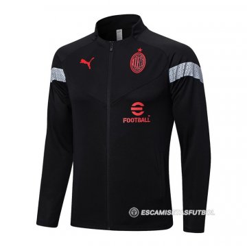 Chaqueta del AC Milan 22-23 Negro y Rojo