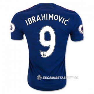Camiseta Jugador del Manchester United Ibrahimovic 2ª Equipacion