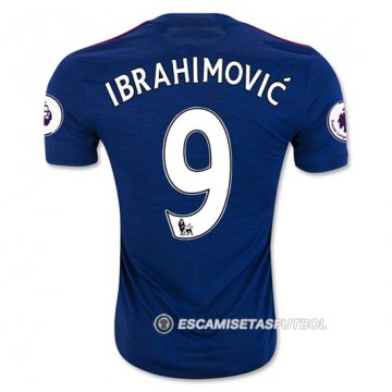 Camiseta Jugador del Manchester United Ibrahimovic 2ª Equipacion