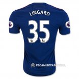 Camiseta Jugador del Manchester United Lingard 2ª Equipacion 201