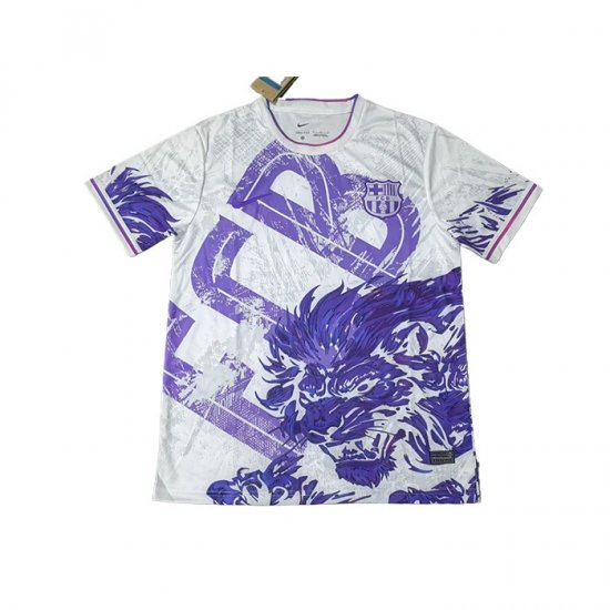 Tailandia Camiseta Barcelona Special 25-26 Blanco Purpura - Haga un click en la imagen para cerrar