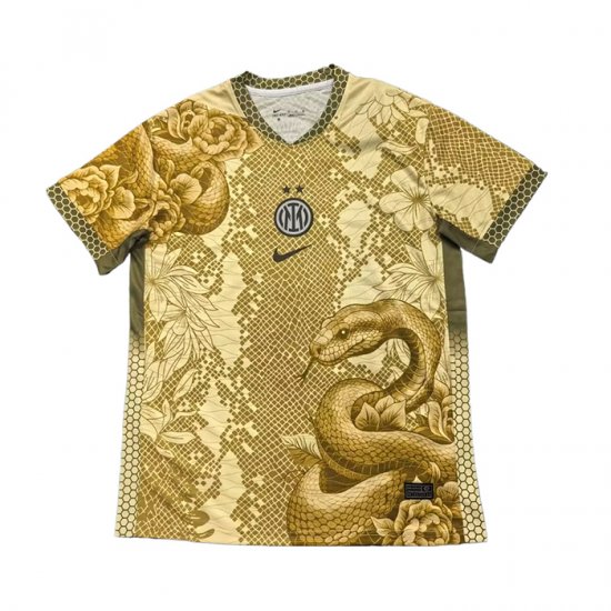 Tailandia Camiseta Inter Milan Special 25-26 Oro - Haga un click en la imagen para cerrar