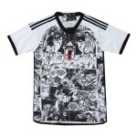 Tailandia Camiseta Japon Anime 24-25 Negro y Blanco