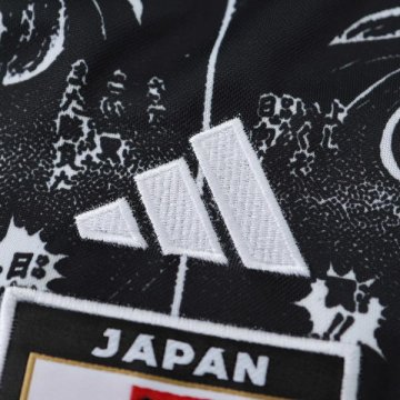 Tailandia Camiseta Japon Anime 24-25 Negro y Blanco