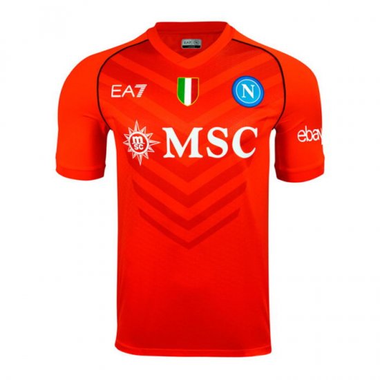 Tailandia Camiseta Napoli Portero 23-24 Naranja - Haga un click en la imagen para cerrar