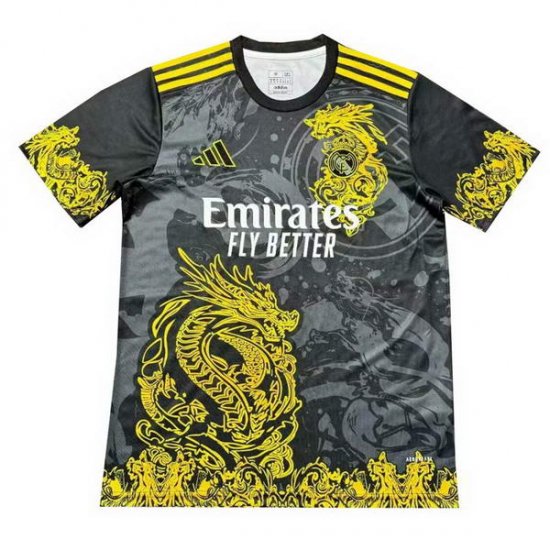 Tailandia Camiseta Real Madrid Dragon 2024-25 Gris - Haga un click en la imagen para cerrar