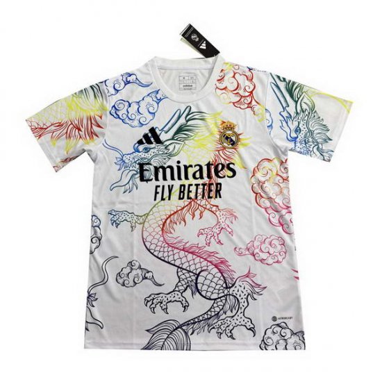 Tailandia Camiseta Real Madrid Dragon 24-25 Blanco - Haga un click en la imagen para cerrar