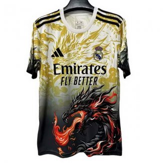 Tailandia Camiseta Real Madrid Dragon 25-26 Amarillo