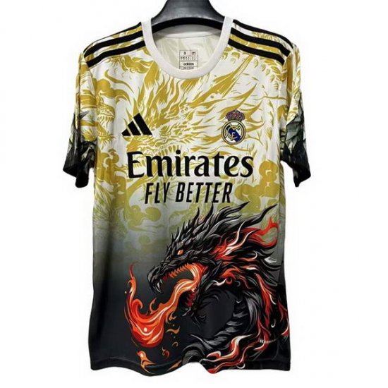 Tailandia Camiseta Real Madrid Dragon 25-26 Amarillo - Haga un click en la imagen para cerrar