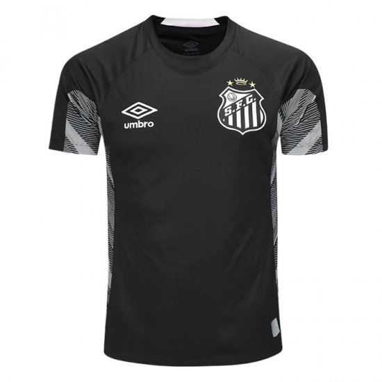 Tailandia Camiseta Santos Portero 2025 Negro - Haga un click en la imagen para cerrar