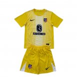 Camiseta Atletico Madrid Portero Nino 25-26 Amarillo