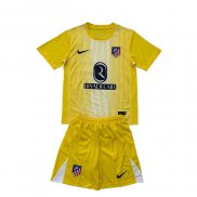 Camiseta Atletico Madrid Portero Nino 25-26 Amarillo