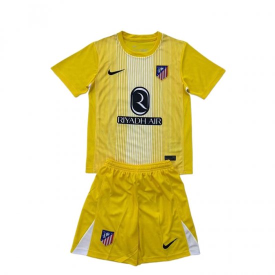Camiseta Atletico Madrid Portero Nino 25-26 Amarillo - Haga un click en la imagen para cerrar