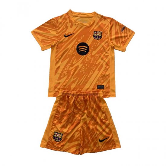 Camiseta Barcelona Portero Nino 24-25 Naranja - Haga un click en la imagen para cerrar
