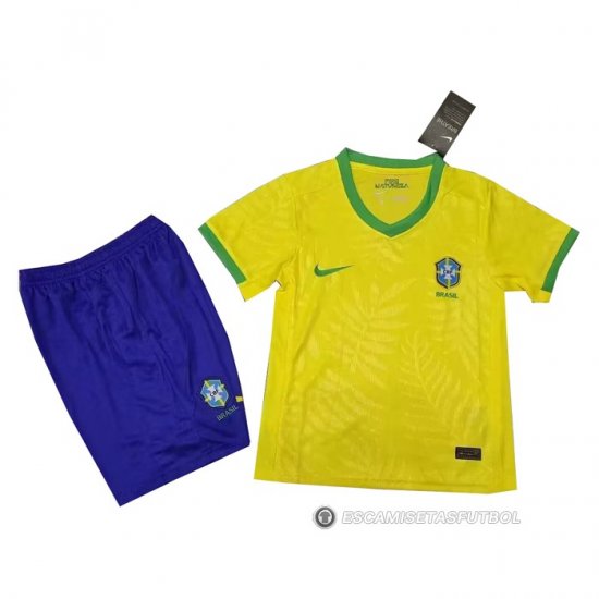 Camiseta Brasil 1ª Nino 2023 - Haga un click en la imagen para cerrar