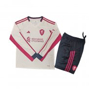 Camiseta Liverpool 2ª Manga Larga Nino 25-26