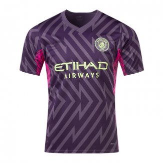 Camiseta Manchester City Portero 23-24 Purpura