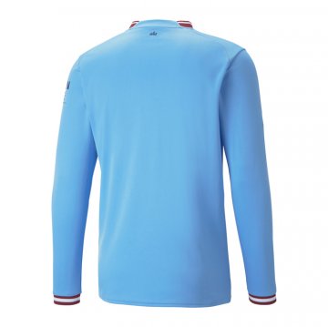 Camiseta Manchester City 1ª Manga Larga 22-23
