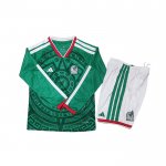 Camiseta Mexico 1ª Manga Larga Nino 2026