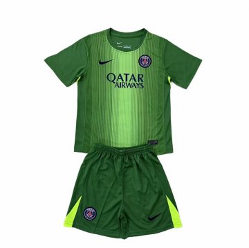 Camiseta Paris Saint-Germain Portero Nino 25-26 Verde
