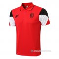 Camiseta Polo del AC Milan 21-22 Rojo