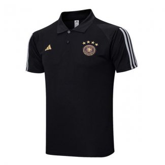 Camiseta Polo del Alemania 22-23 Negro