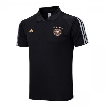 Camiseta Polo del Alemania 22-23 Negro