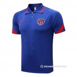 Camiseta Polo del Atletico Madrid 22-23 Azul