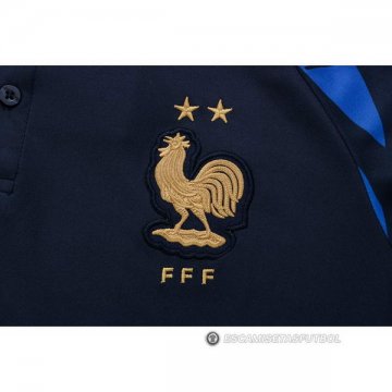 Camiseta Polo del Francia 22-23 Azul Oscuro