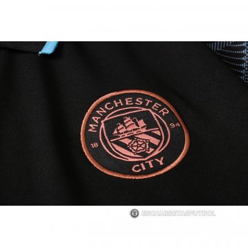 Camiseta Polo del Manchester City 20-21 Negro