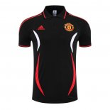 Camiseta Polo del Manchester United 2022-23 Negro