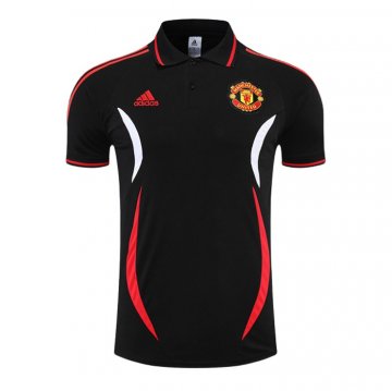 Camiseta Polo del Manchester United 2022-23 Negro