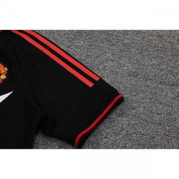 Camiseta Polo del Manchester United 2022-23 Negro