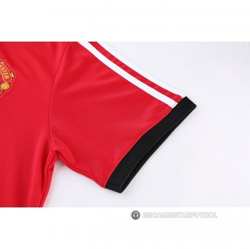 Camiseta Polo del Manchester United 23-24 Rojo AAA