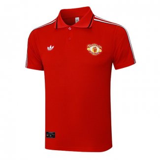 Camiseta Polo del Manchester United 25-26 Rojo