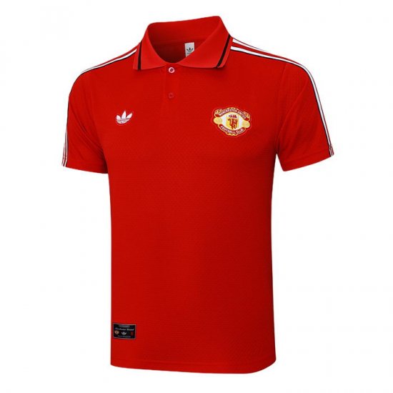 Camiseta Polo del Manchester United 25-26 Rojo - Haga un click en la imagen para cerrar
