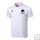 Camiseta Polo del Paris Saint-Germain Jordan 24-25 Blanco