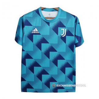Camiseta Pre Partido del Juventus 2022 Azul