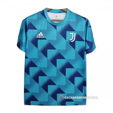 Camiseta Pre Partido del Juventus 2022 Azul