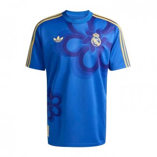 Camiseta Pre Partido del Real Madrid 25-26 Azul