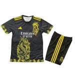 Camiseta Real Madrid Dragon Nino 25-26 Negro