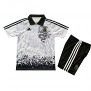 Camiseta Real Madrid Dragon Nino 25-26 Gris