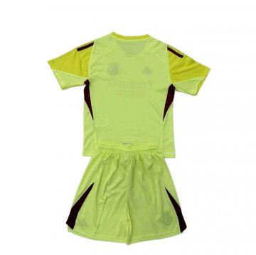 Camiseta Real Madrid Portero Nino 25-26 Amarillo
