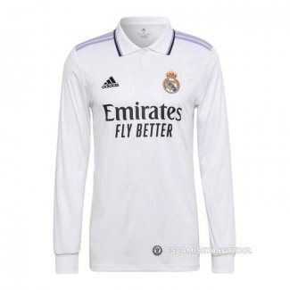 Camiseta Real Madrid 1ª Manga Larga 22-23