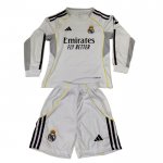 Camiseta Real Madrid 1ª Manga Larga Nino 25-26